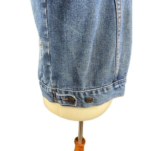 PACSUN Denim Jean Jacket Women Size Small Large Pockets 100% Cotton - Picture 11 of 11